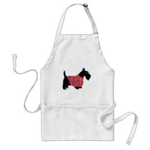 Scottish Terrier in Sweater Standaard Schort