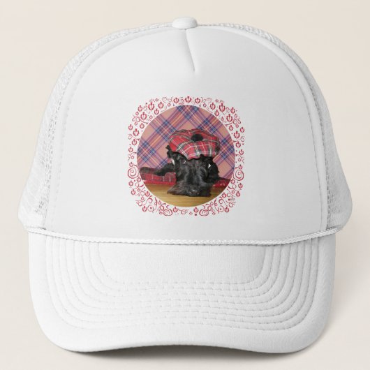Scottish Terrier in Tam-o-Shanter Trucker Pet (Voorkant)