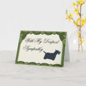 Scottish Terrier Kaart (Gele Bloem)