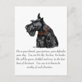 Scottish Terrier Keepomwille - MALE Dog Briefkaart (Voorkant)