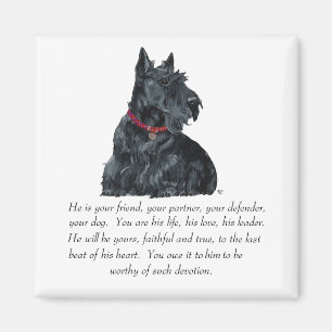 Scottish Terrier Keepomwille - MALE Dog Magneet