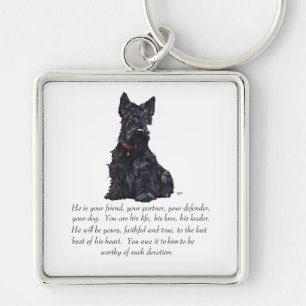 Scottish Terrier Keepomwille - MALE Dog Sleutelhanger