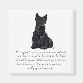 Scottish Terrier Keepomwille - VROUW Magneet (Voorkant)