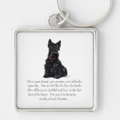 Scottish Terrier Keepomwille - VROUW Sleutelhanger (Voorkant)