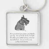 Scottish Terrier Keepsakes - VROUW Sleutelhanger (Voorkant)