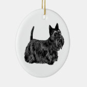 Scottish Terrier Keramisch Ornament (Rechts)