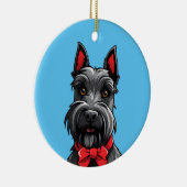 Scottish Terrier Keramisch Ornament (Rechts)