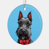 Scottish Terrier Keramisch Ornament (Links)