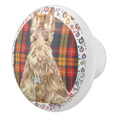 Scottish Terrier Keramische Knop (Rechts)