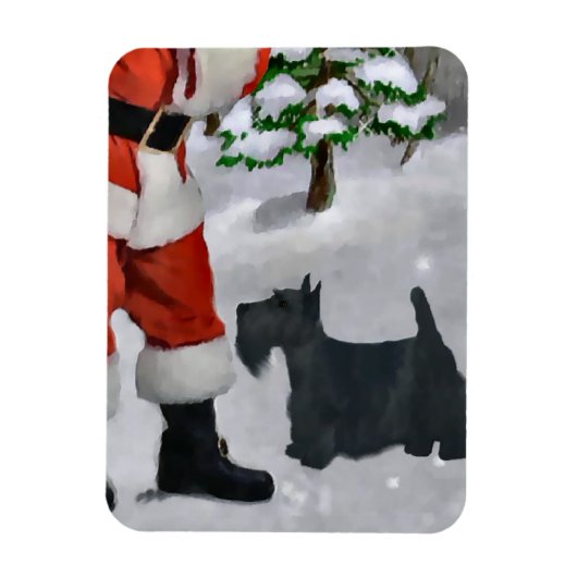 Scottish Terrier kerstcadeaus Magneet (Verticaal)