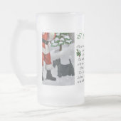 Scottish Terrier kerstcadeaus Matglas Bierpul (Links)