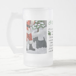 Scottish Terrier kerstcadeaus Matglas Bierpul