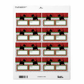 Scottish Terrier Kerstcadeaus Scottie Hondenplezie Etiket (Full Sheet)