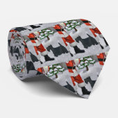 Scottish Terrier kerstcadeaus Stropdas (Opgerold)