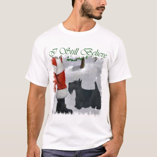 Scottish Terrier kerstcadeaus T-shirt (Voorkant)