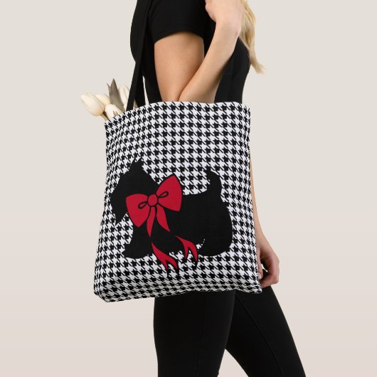 Scottish Terrier kerstCanvas tas (Dichtbij)