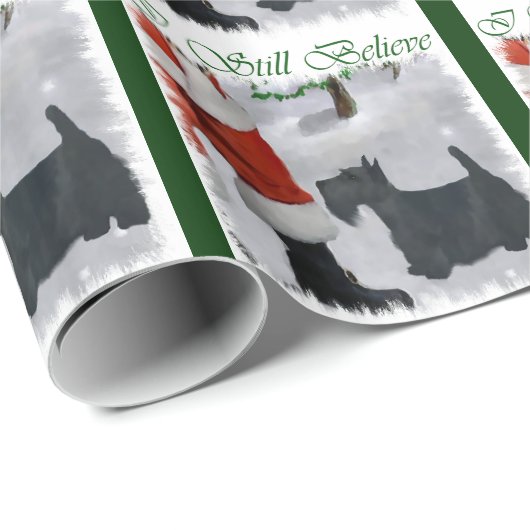 Scottish Terrier Kerstmis Cadeaupapier (Rol Hoek)