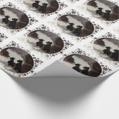 Scottish Terrier Kerstmis Cadeaupapier (Hoek)