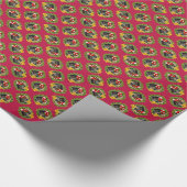 Scottish Terrier Kerstmis Cadeaupapier (Hoek)