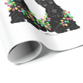 Scottish Terrier Kerstmis Cadeaupapier (Rol Hoek)