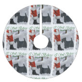 Scottish Terrier Kerstmis Kerstboom Rok (Voorkant)