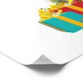 Scottish Terrier Kerstmis Poster (Hoek)