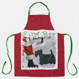 Scottish Terrier Kerstmis Schort