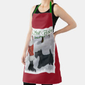 Scottish Terrier Kerstmis Schort (Insitu)