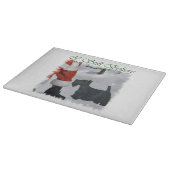 Scottish Terrier Kerstmis Snijplank (Hoek)