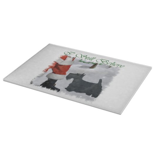 Scottish Terrier Kerstmis Snijplank (Hoek)