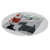Scottish Terrier Kerstmis Snijplank (Hoek)