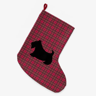 Scottish Terrier Kerstmis stoppen Grote Kerstsok