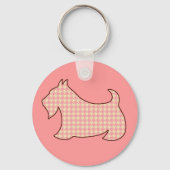 Scottish Terrier Keyring Sleutelhanger (Voorkant)