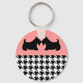 Scottish Terrier Keyring Sleutelhanger (Voorkant)