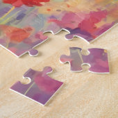 Scottish Terrier kleurrijke waterverf kunstwerk Legpuzzel (Zijkant)