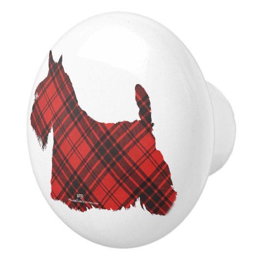 Scottish Terrier Knobs Keramische Knop (Rechts)