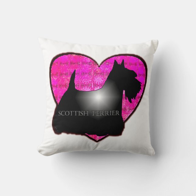 Scottish Terrier Kussen (Voorkant)