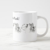 Scottish Terrier Labrador Friends|to the Park Grote Koffiekop (Rechts)