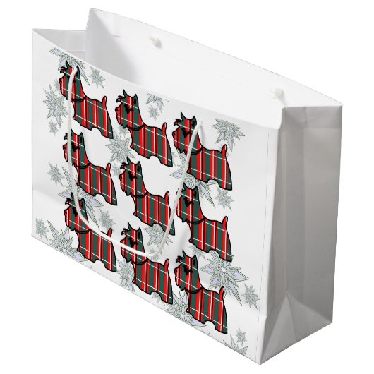 SCOTTISH TERRIER LARGE CADEAUTASJE (Voorkant Gekanteld)