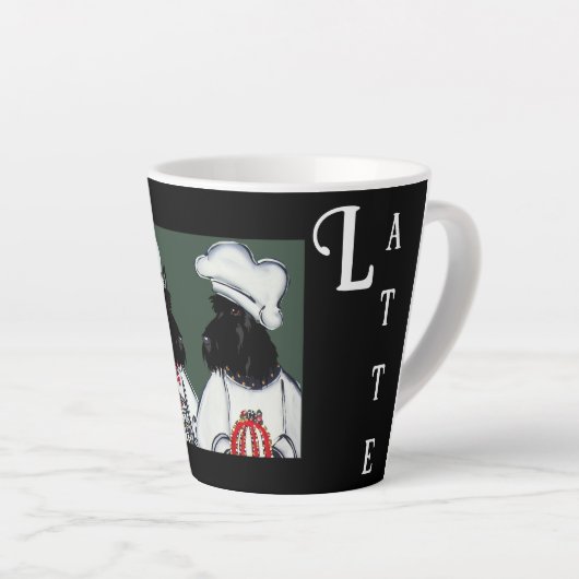 SCOTTISH TERRIER LATTE MOK (Rechterhoek)