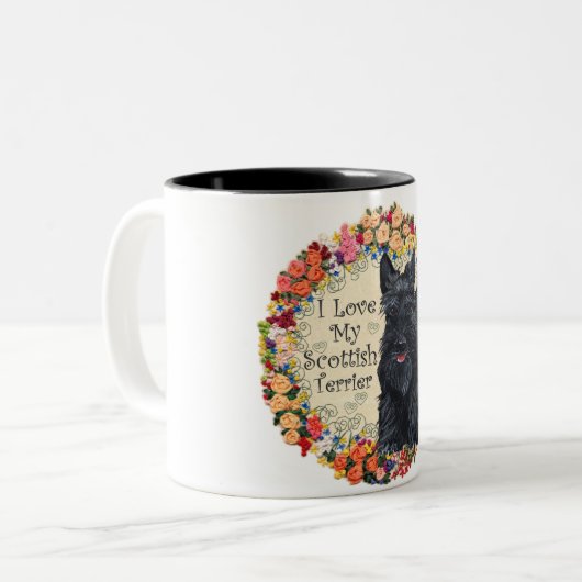 Scottish Terrier Love Mok (Voorkant links)