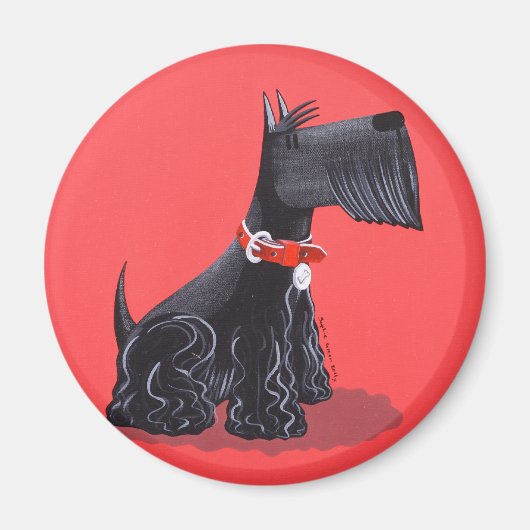 Scottish Terrier Magneet (Voorkant)