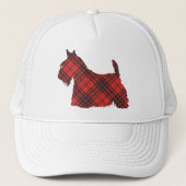 Scottish Terrier Maxwell Tartan Trucker Pet (Voorkant)