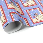 Scottish Terrier Merry Happy Nieuwjaar Cadeaupapier (Rol Hoek)