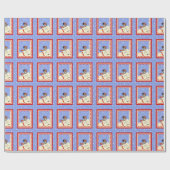 Scottish Terrier Merry Happy Nieuwjaar Cadeaupapier (Vlak)