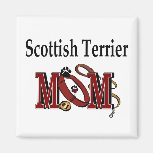 Scottish Terrier MOM Gifts Magneet (Voorkant)
