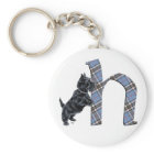Scottish Terrier Monogram H