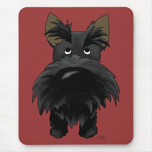 Scottish Terrier Mousepad Muismat (Voorkant)