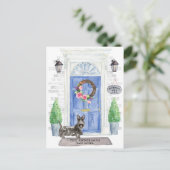 Scottish Terrier Moving Announcement Briefkaart (Staand voorkant)