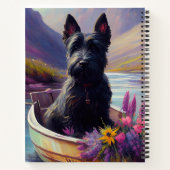 Scottish Terrier op een peddel: Een Schilderachtig Notitieboek (Achterkant)